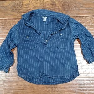 Forever 21 collared button up top